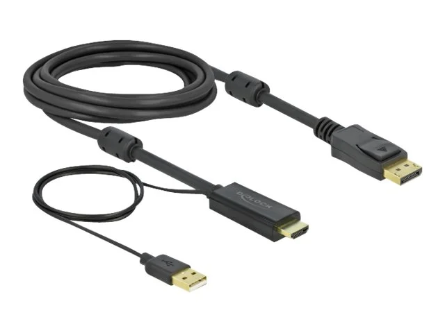 DELOCK HDMI M DisplayPort M 4K cable 3m