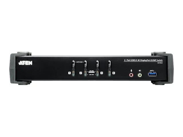 ATEN CS1924 4-Port USB 3.0 4K DP KVM Sw