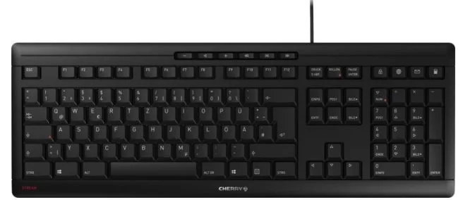 CHERRY Keyboard STREAM [CH] black