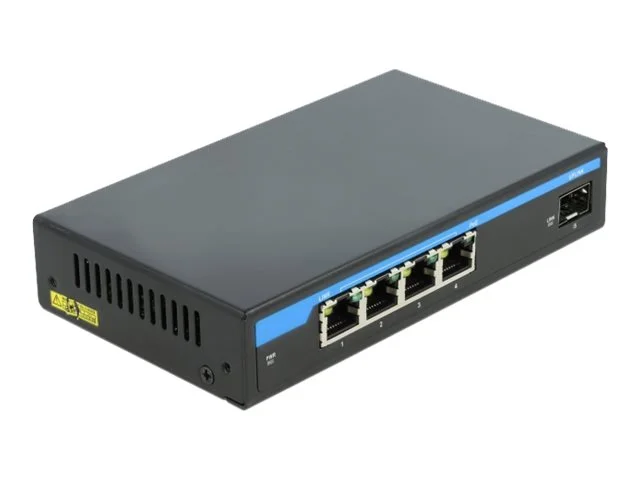 DELOCK Gigabit Ethernet Switch 4Port PoE