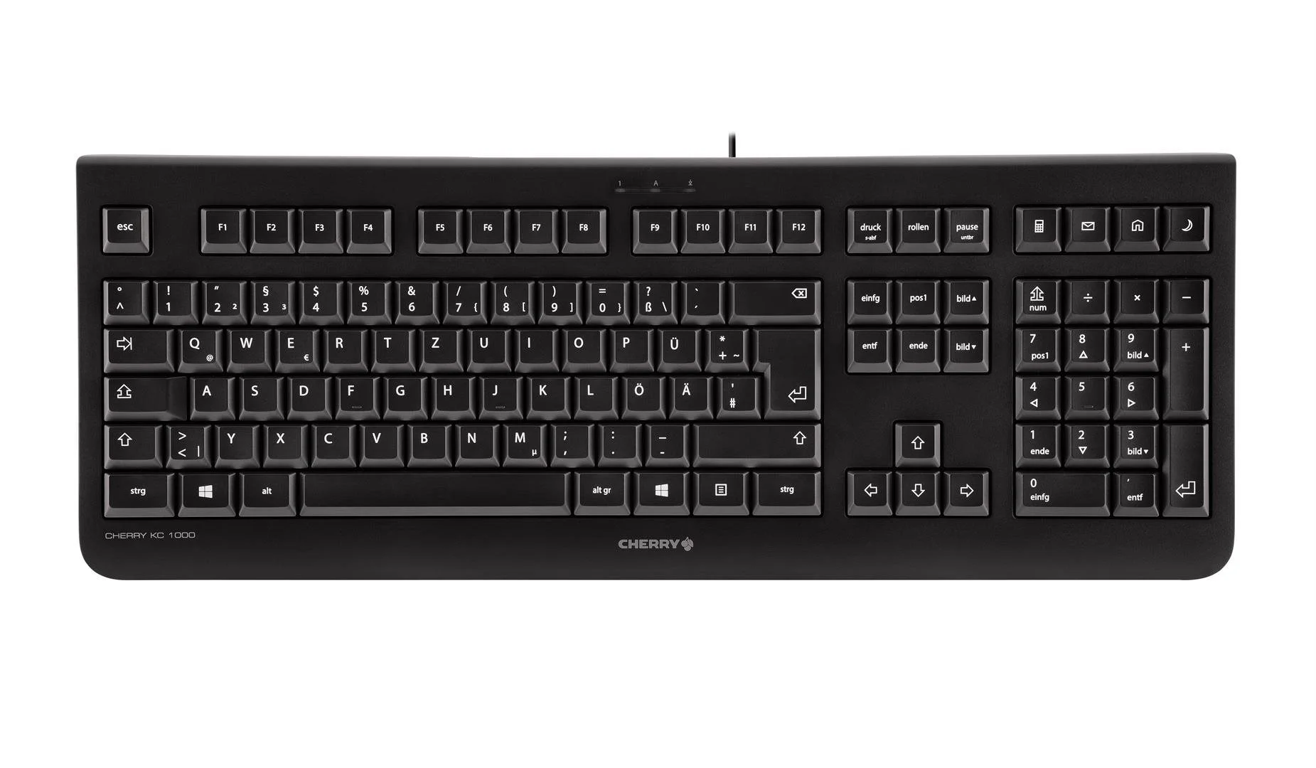 CHERRY Keyboard KC 1000 [US/EU] black
