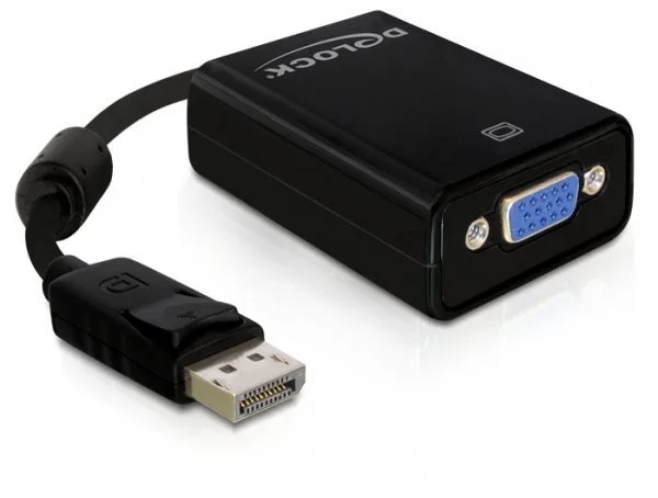 Delock Adapter DisplayPort (DP) auf VGA St/Bu