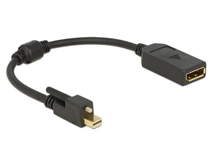 Delock Adapter Mini-DisplayPort auf DisplayPort mit Schraube