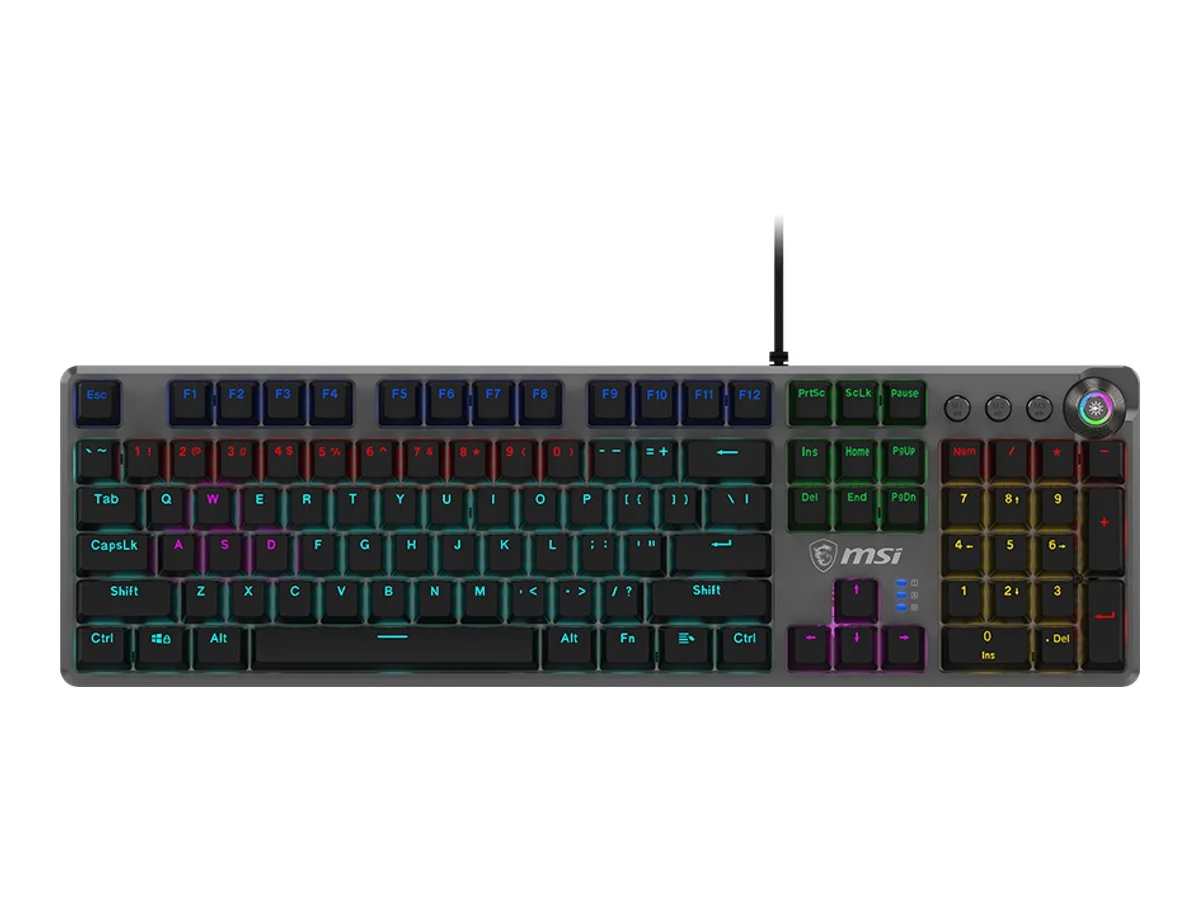 MSI FORGE GK310 RED DE WIRED KEYBOARD(P)