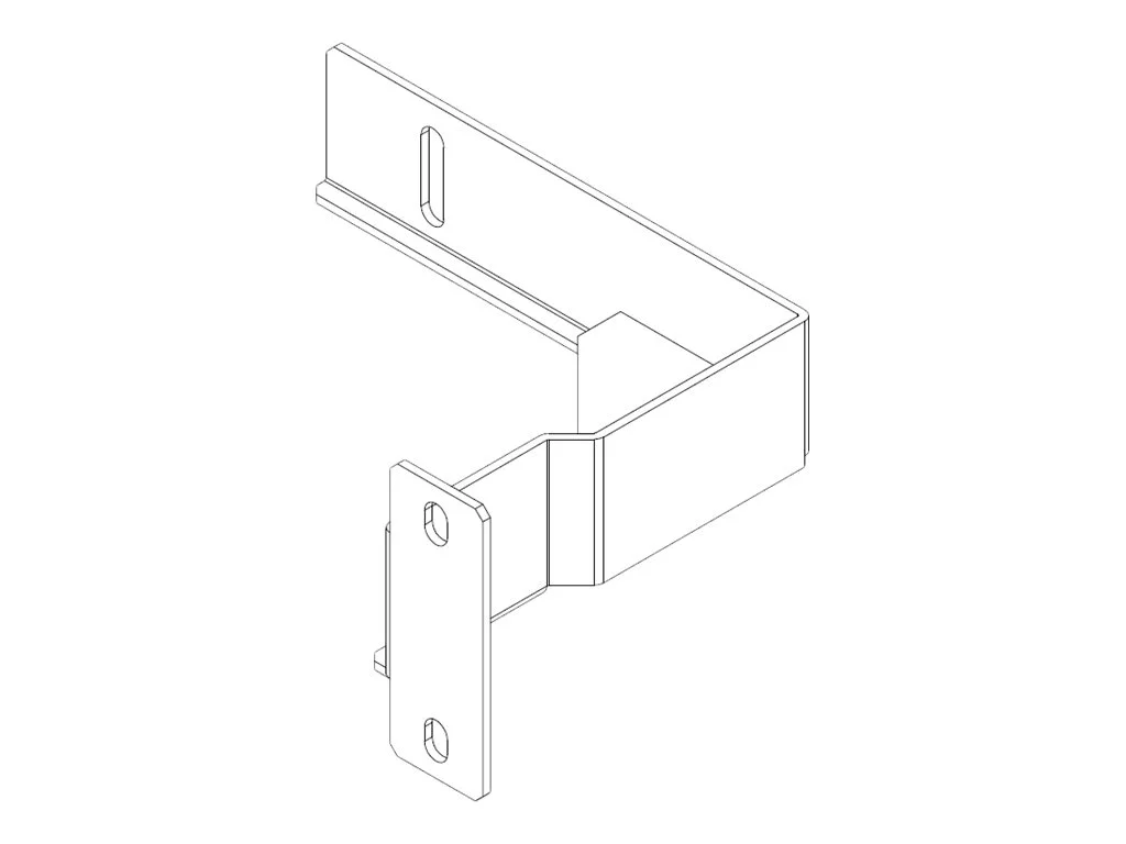 APC Easy BRKT POST BTM 4-5FT inside one