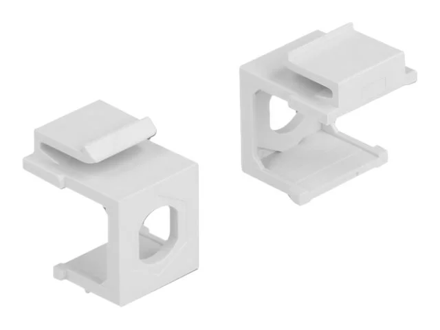 DELOCK Keystone Abdeckung weiss mit 8mm