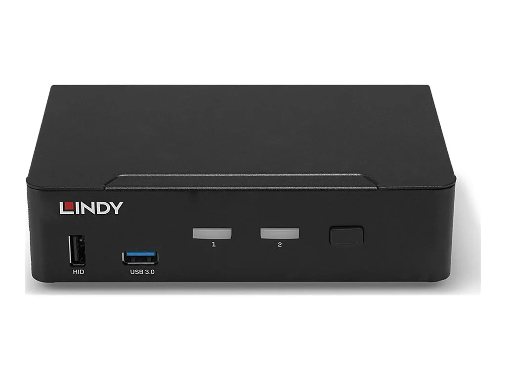 LINDY 2 Port KVM Switch DisplayPort 1.4