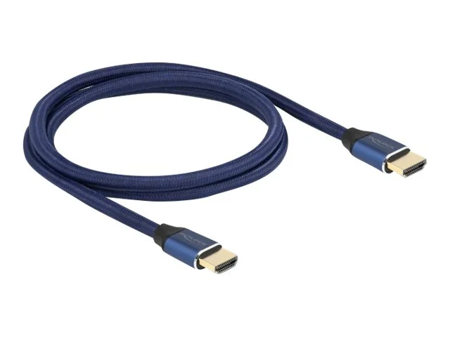 DELOCK HDMI Kabel 48Gbps 8K 60Hz blau 1m