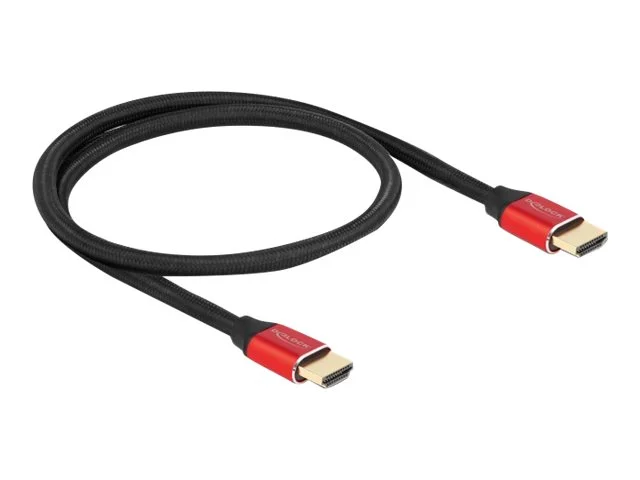 DELOCK HDMI Kabel 48Gbps8K 60Hz rot 0,5m