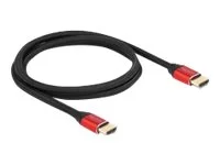 DELOCK HDMI Kabel 48Gbps 8K 60Hz rot 1m