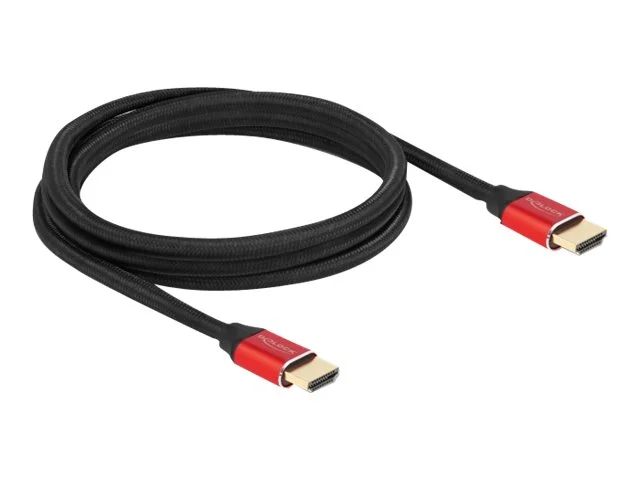 DELOCK HDMI Kabel 48Gbps 8K 60Hz rot 2m