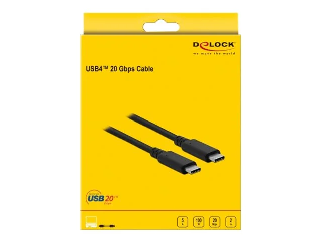 DELOCK USB4 20 Gbps Kabel 2m