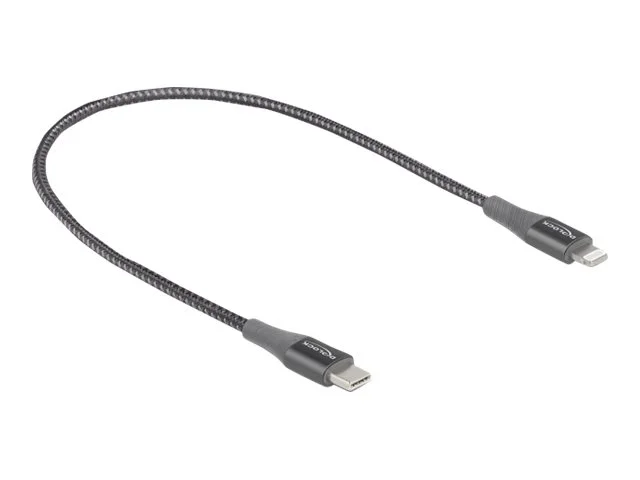 DELOCK Kabel Type-C zu iPhone grau 0,5m