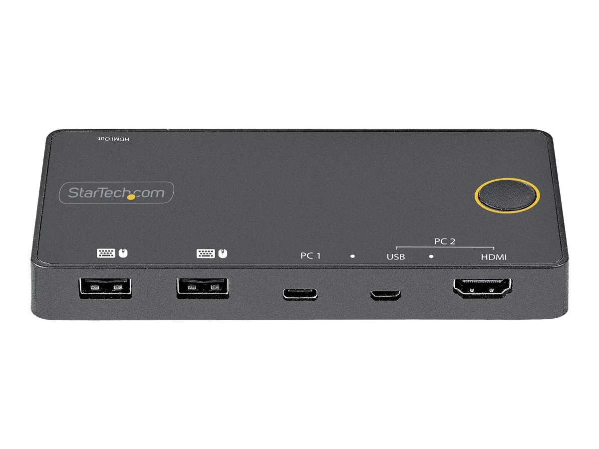 STARTECH 2-Port-Hybrid-USB-C-KVM-Switch