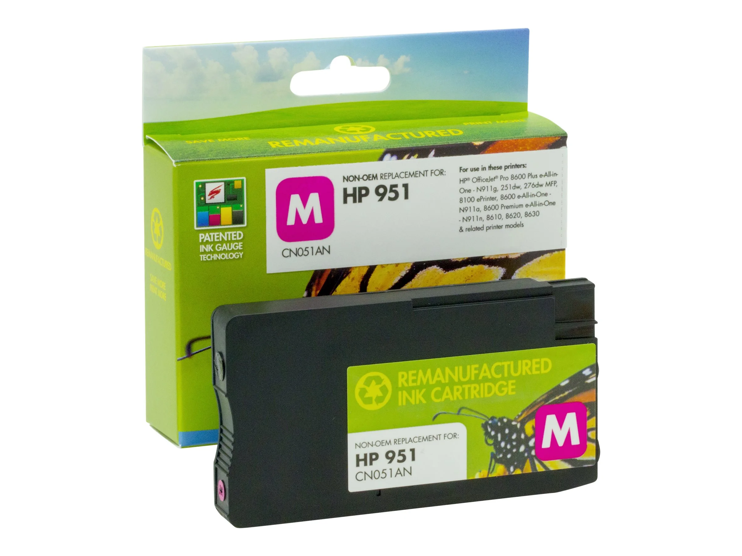 STATIC Ink cartr HP CN046AE mgt reman