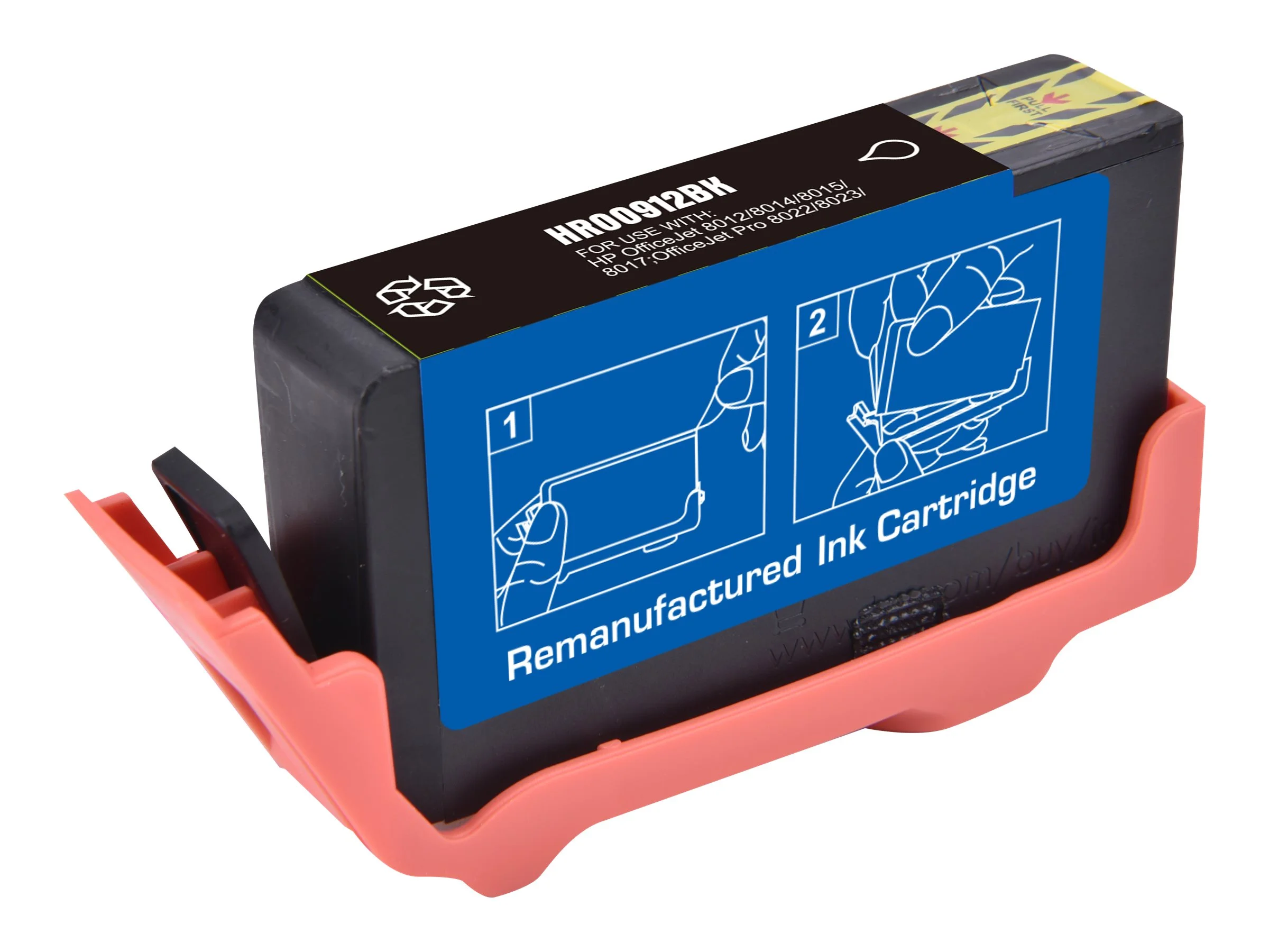 STATIC Ink cartr HP L0R95A blk rema 3.5k