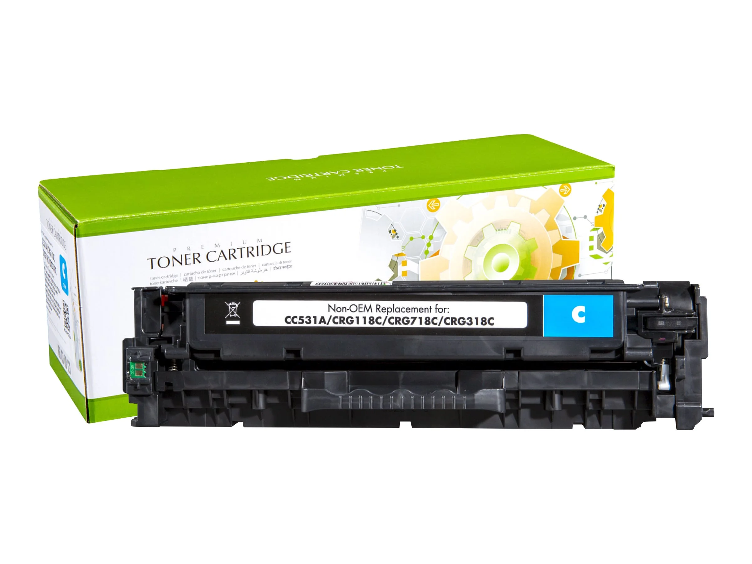 STATIC cartr HP CC531A cyn reman 2.8k