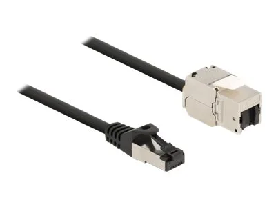 DELOCK Kabel RJ45 zu Keystone RJ45 2m