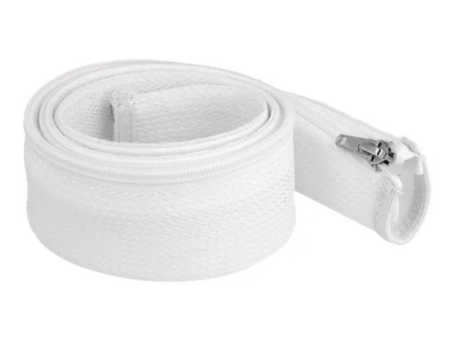 DELOCK Geflechtschlauch 1m x 50mm weiss