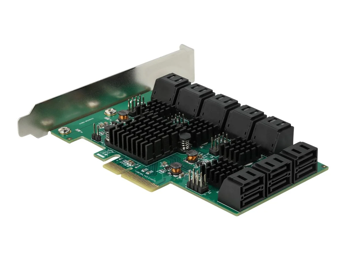 DELOCK 16 Port SATA PCI Express x4 Karte