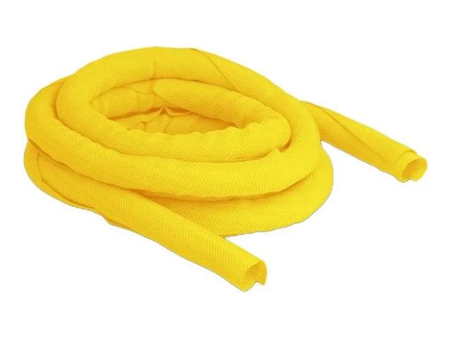 DELOCK Gewebeschlauch 2 m x 16 mm gelb