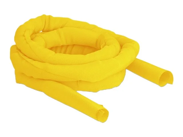 DELOCK Gewebeschlauch 2 m x 25 mm gelb