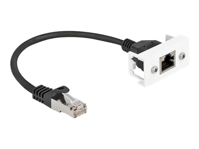 DELOCK Easy 45 Modul RJ45 Cat.6A 25 cm