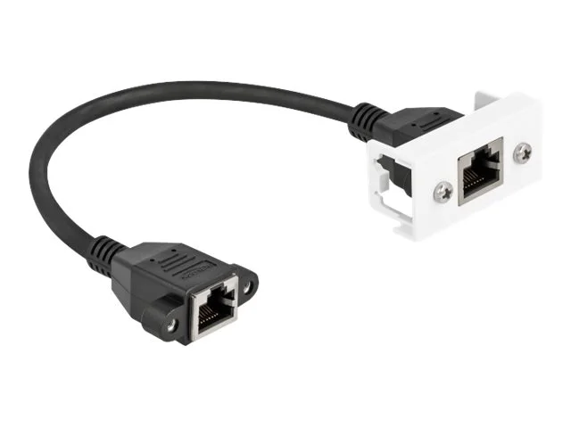 DELOCK Easy 45 Modul RJ45 Cat.6A 25 cm