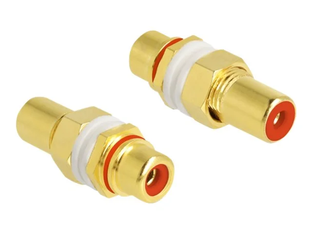 DELOCK Audio Adapter Cinch Buchse rot