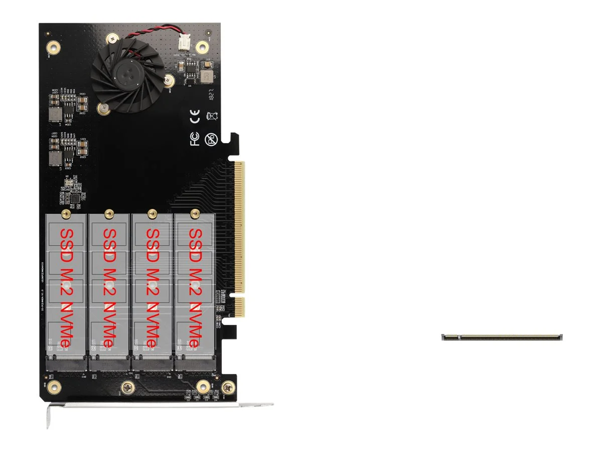 DELOCK PCI Express x16 Karte zu 4 x M.2