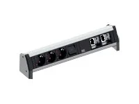 BACHMANN DESK 1x Schalter 3x Schutzkonta