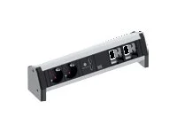 BACHMANN DESK 2x Schutzkontakt 1x USB