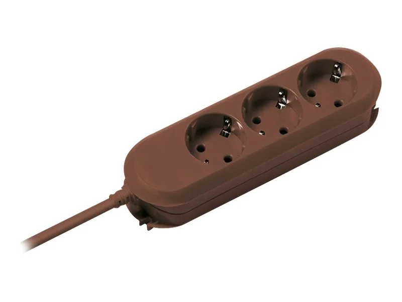 BACHMANN SMART 3xCEE7/3 braun 3x Schutzk