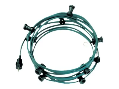 BACHMANN Lichterkette 10m 10 Fassungen