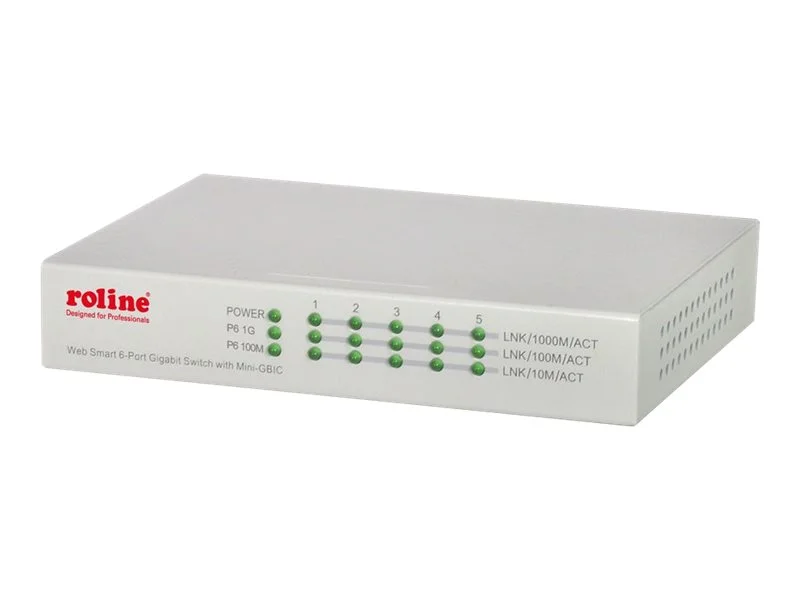 ROLINE Gigabit Ethernet Switch 6 Ports
