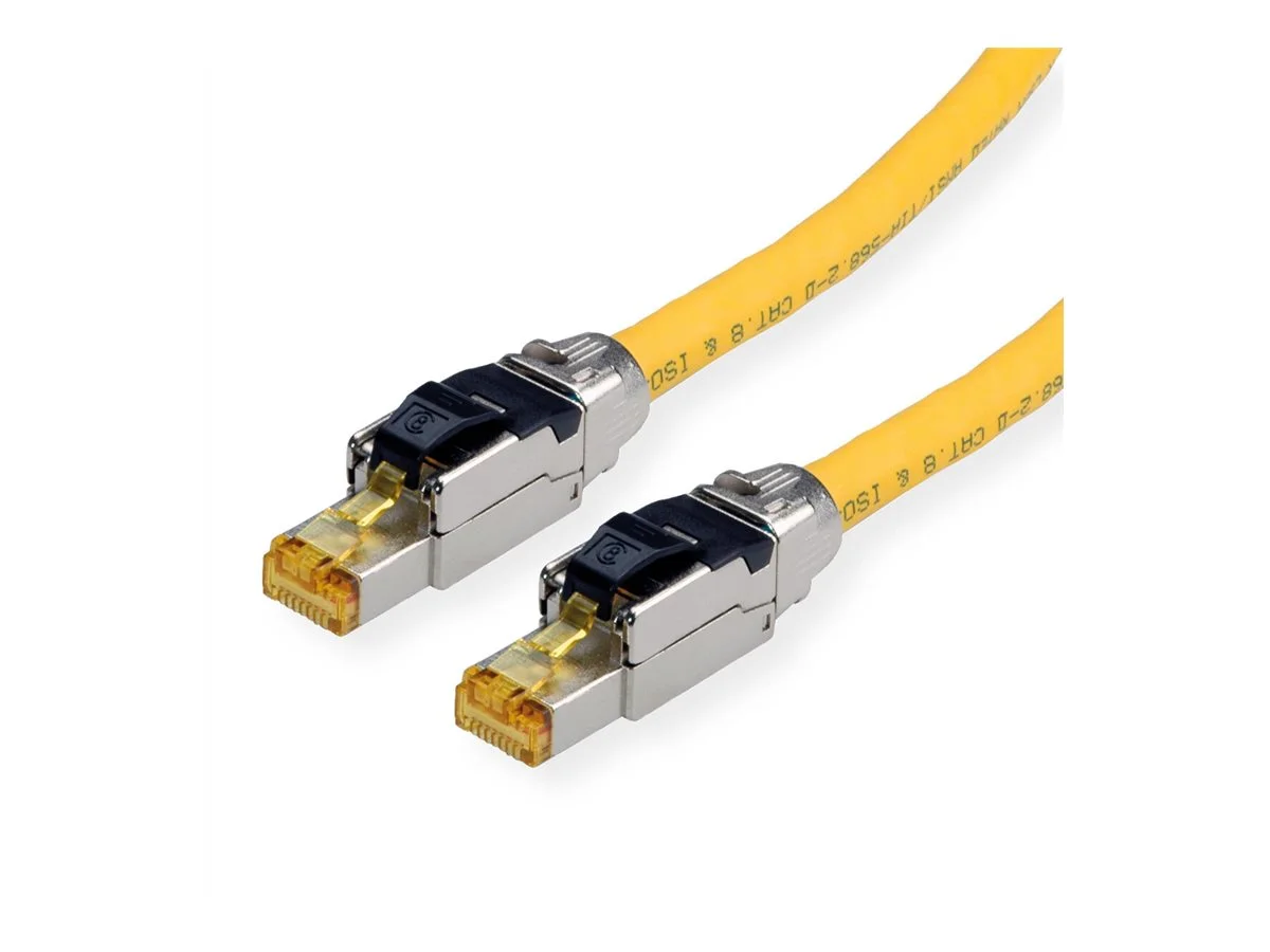 ROLINE S/FTP- PiMF- Patchkabel Kat.8 1m