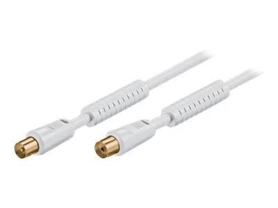 VALUE Antennenkabel mit Ferrite 1,5m