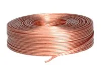 VALUE Lautsprecherkabel transparent 100m