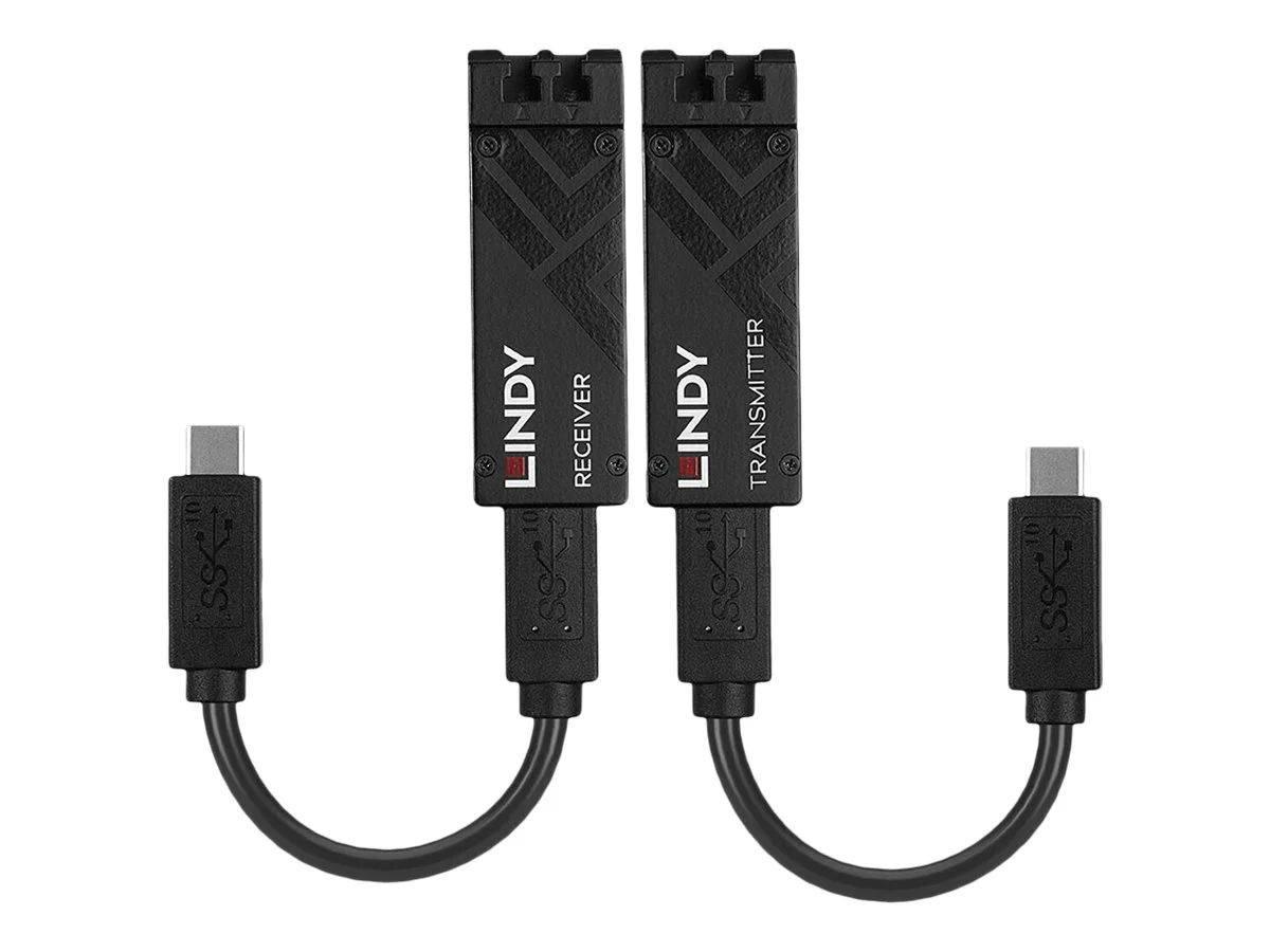 LINDY 100m Fibre Optic USB 3.2 Type C