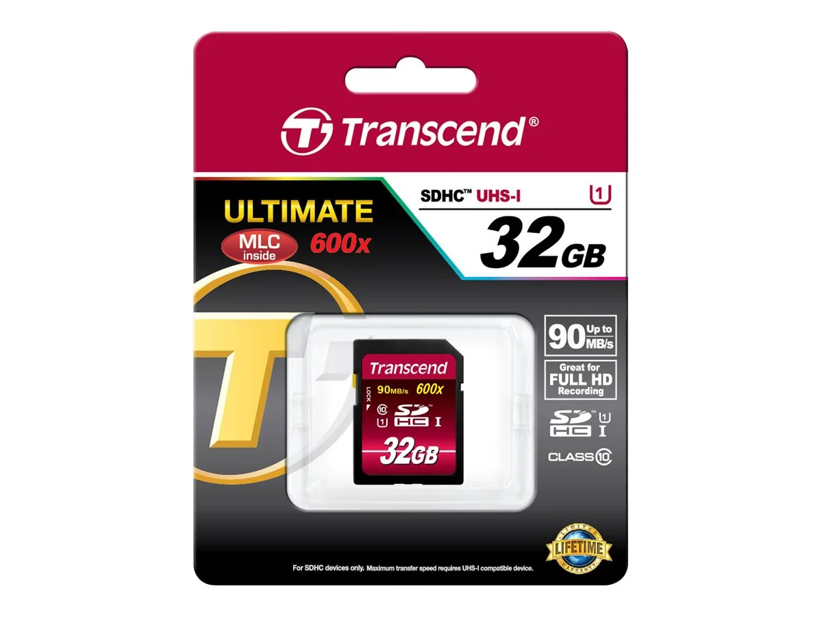 TRANSCEND Premium 32GB SDHC UHS-I