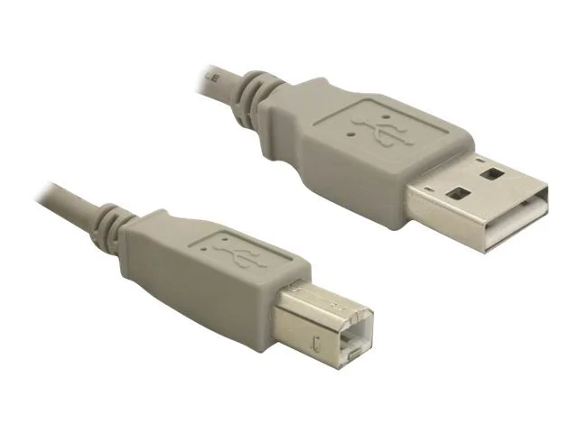 DELOCK Kabel USB 2.0 upst.1,8m A-B St/St