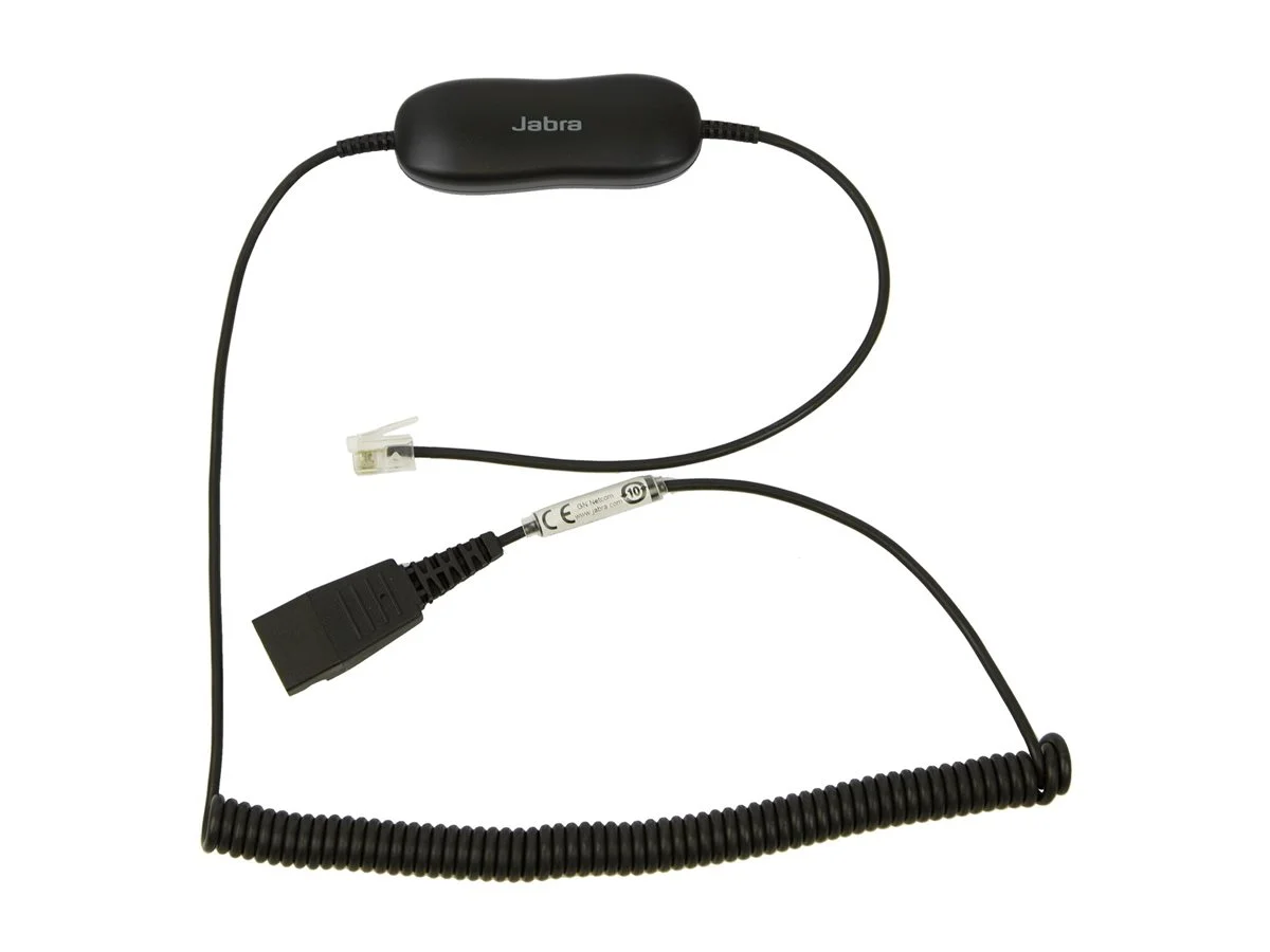 JABRA Smart Cord QD to RJ9 coiled