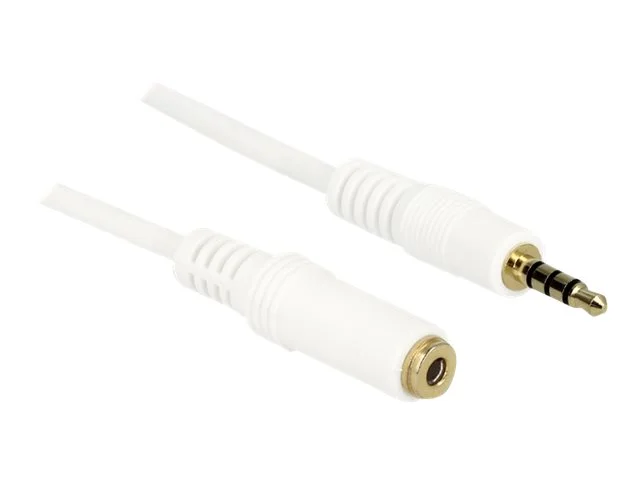 DELOCK Kabel Klinke 3,5mm St>Bu 4Pin0,5m