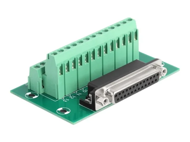 DELOCK D-Sub 25 Pin zu Terminalblock