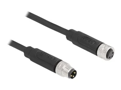 DELOCK M8 3 Pin Kabel A-kodiert PUR 1m