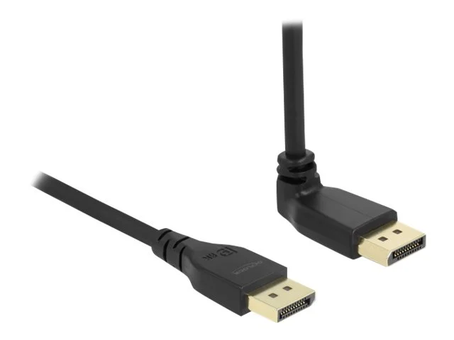 DELOCK DisplayPort Kabel 90 8K 60 Hz 1m