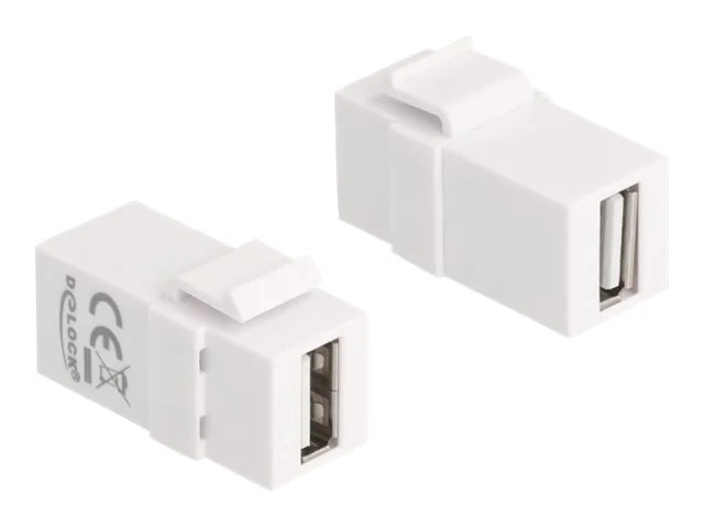 DELOCK Keystone Modul USB 2.0 A weiss