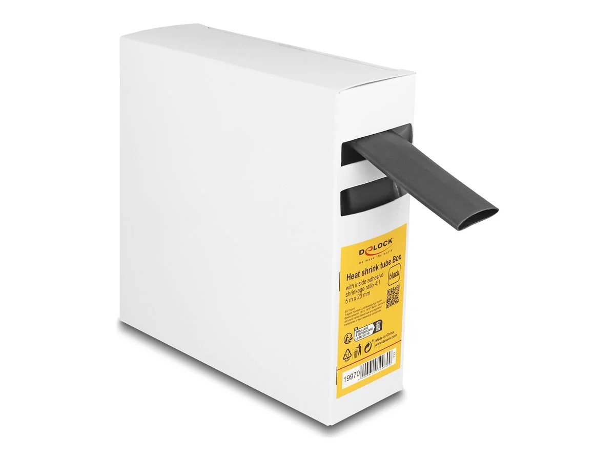 DELOCK Schrumpfschlauch Box 5m x 6mm
