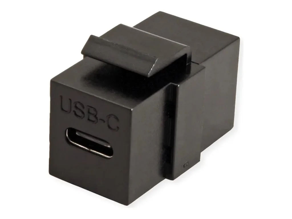 VALUE USB Typ C Keystone Modul schwarz