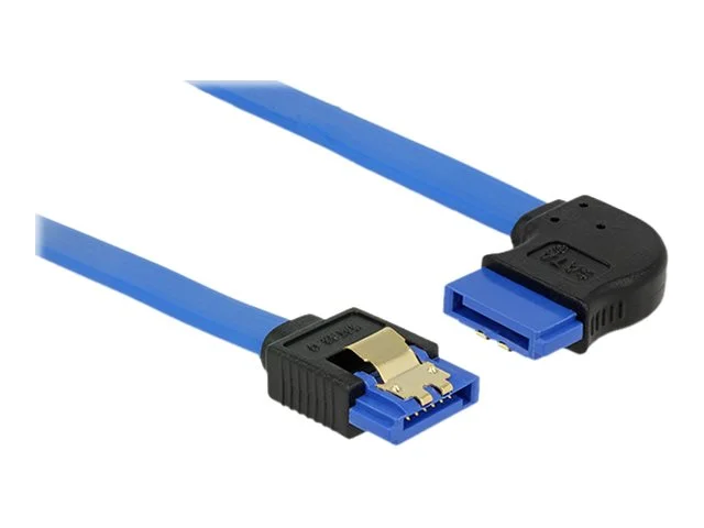 DELOCK Kabel SATA 6 Gb/s 20 cm blau